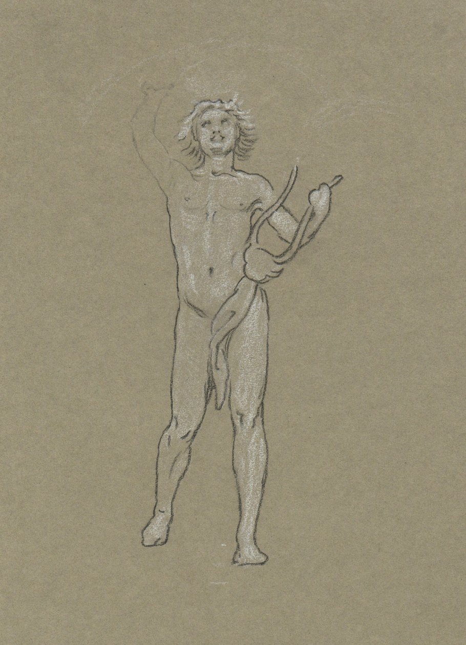 Tanulmány az Apollo számára alkotó: Elihu Vedder