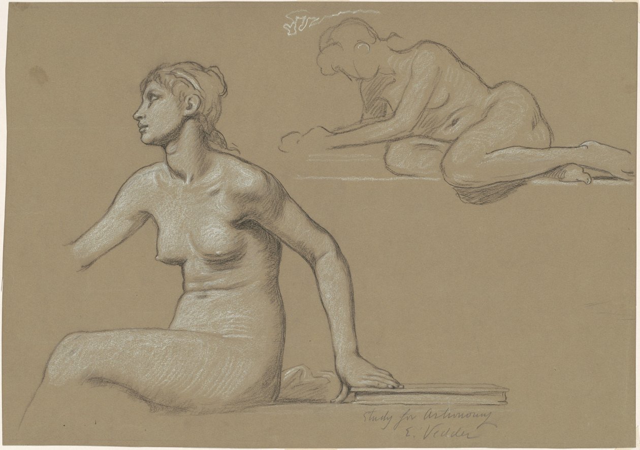 Csillagászati tanulmány, 1892. alkotó: Elihu Vedder