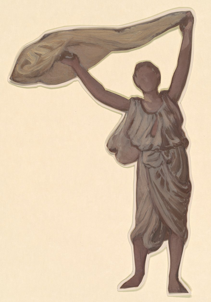 Tanulmány görög lányok fürdőzéséhez, c. 1872. alkotó: Elihu Vedder
