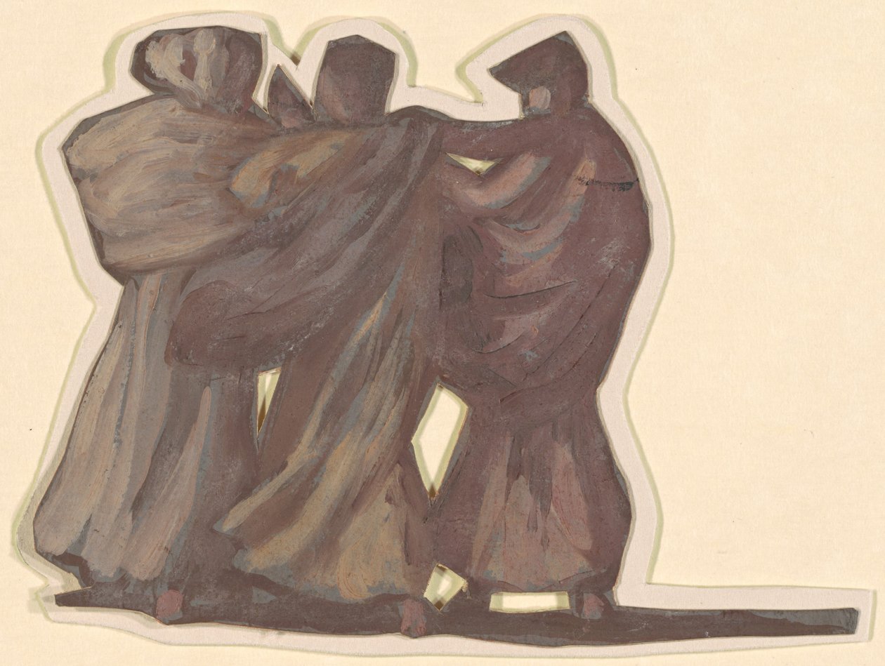 Tanulmány görög lányok fürdőzéséhez, c. 1872. alkotó: Elihu Vedder
