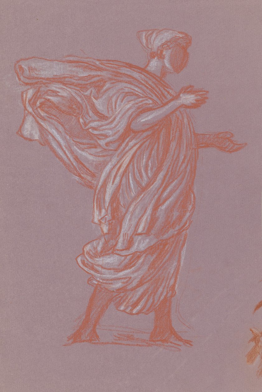 Tanulmány görög lányok fürdőzéséhez, c. 1872. alkotó: Elihu Vedder