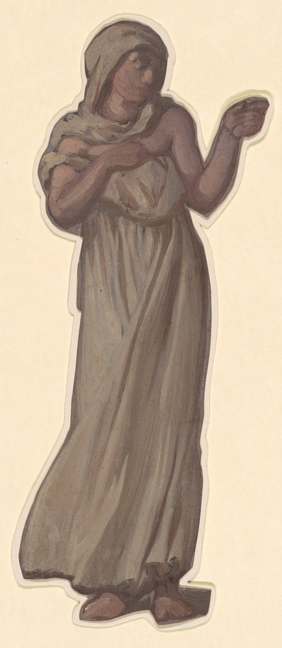 Tanulmány görög lányok fürdőzéséhez, c. 1872. alkotó: Elihu Vedder