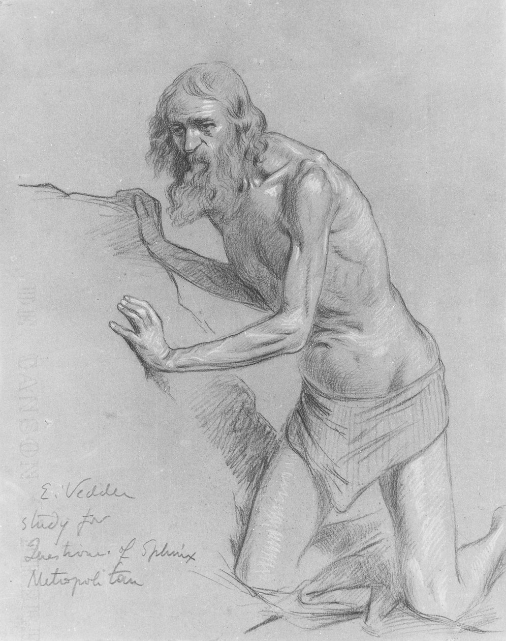 Vázlat a szfinx kérdéséhez alkotó: Elihu Vedder