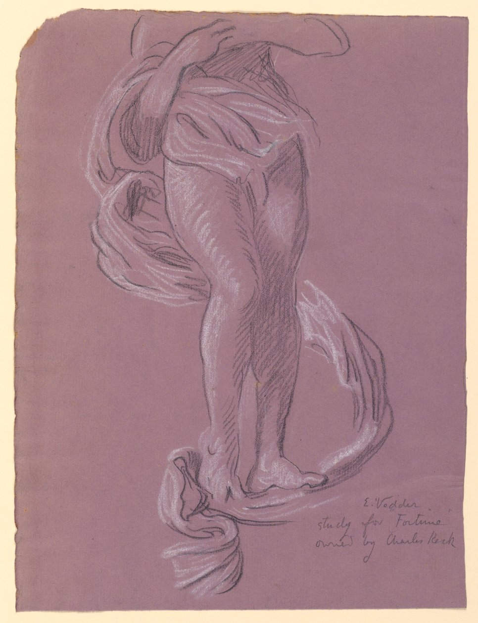 A "Szerencse" tanulmányozása alkotó: Elihu Vedder