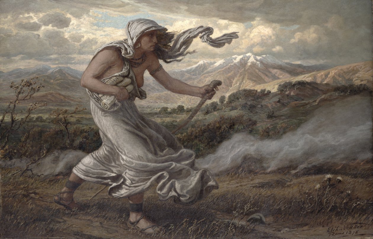 A kumai szibilla, 1876 alkotó: Elihu Vedder