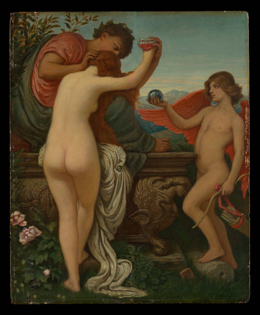 A szerelem kelyhe alkotó: Elihu Vedder
