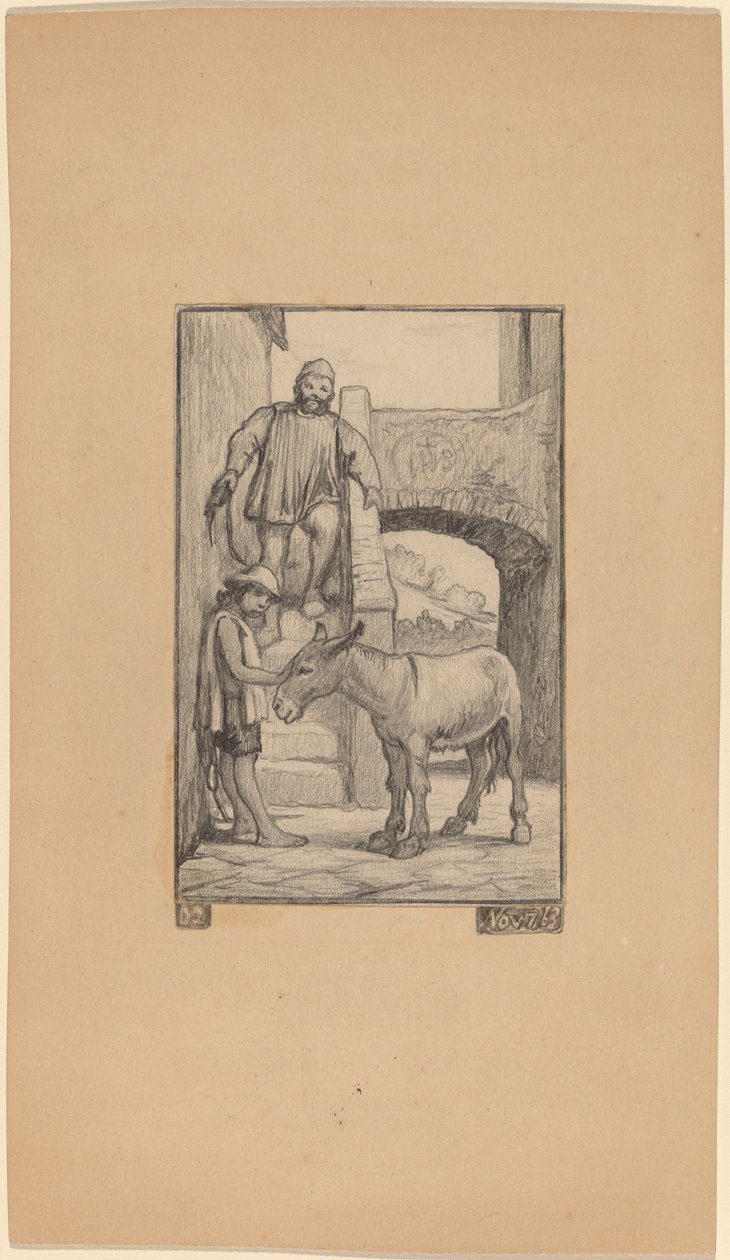 A Fiú és a Szamár alkotó: Elihu Vedder