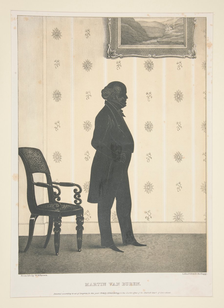 Martin Van Buren, 27 portrékészletből alkotó: Elijah C. Kellogg