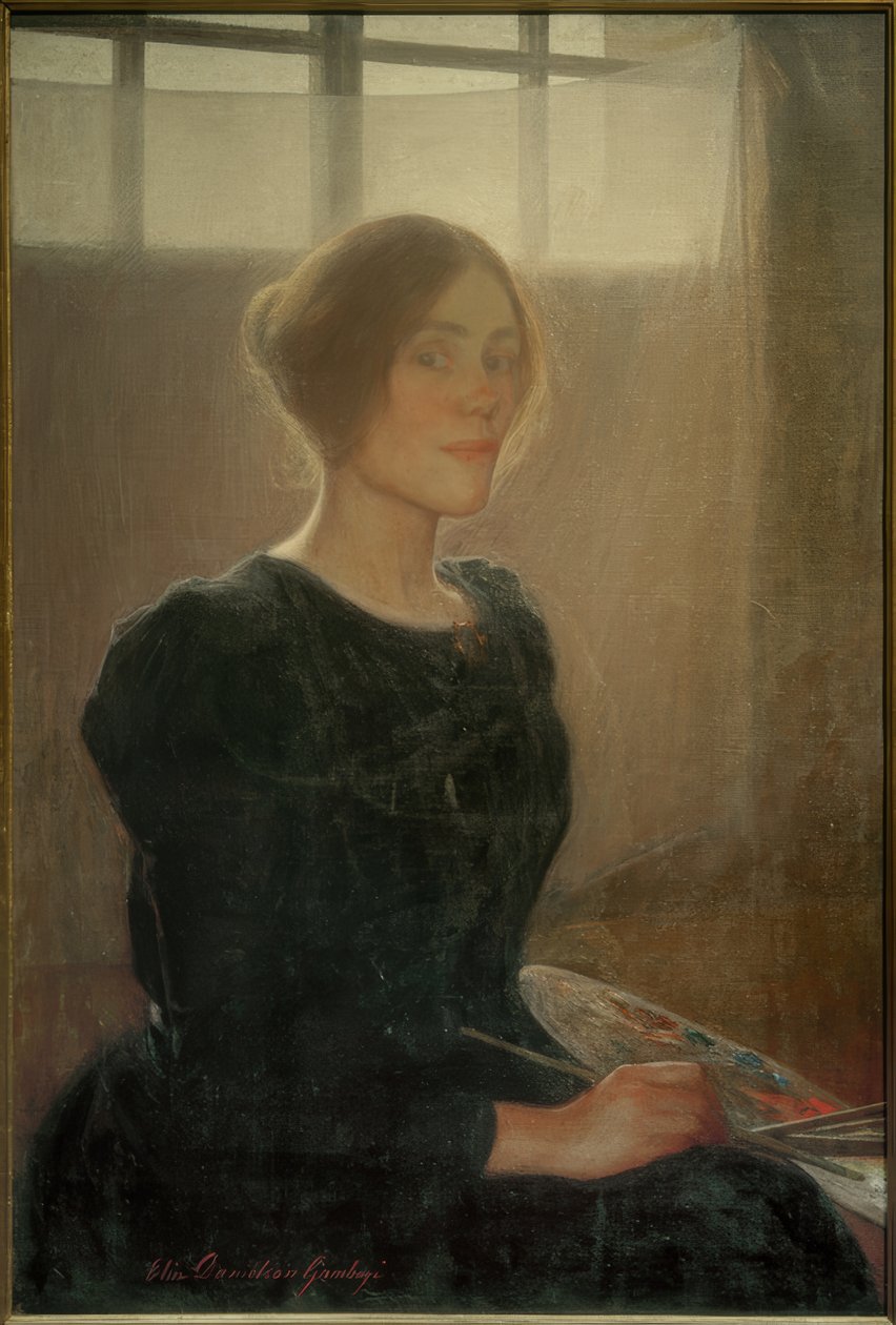 Önarckép alkotó: Elin Danielson Gambogi