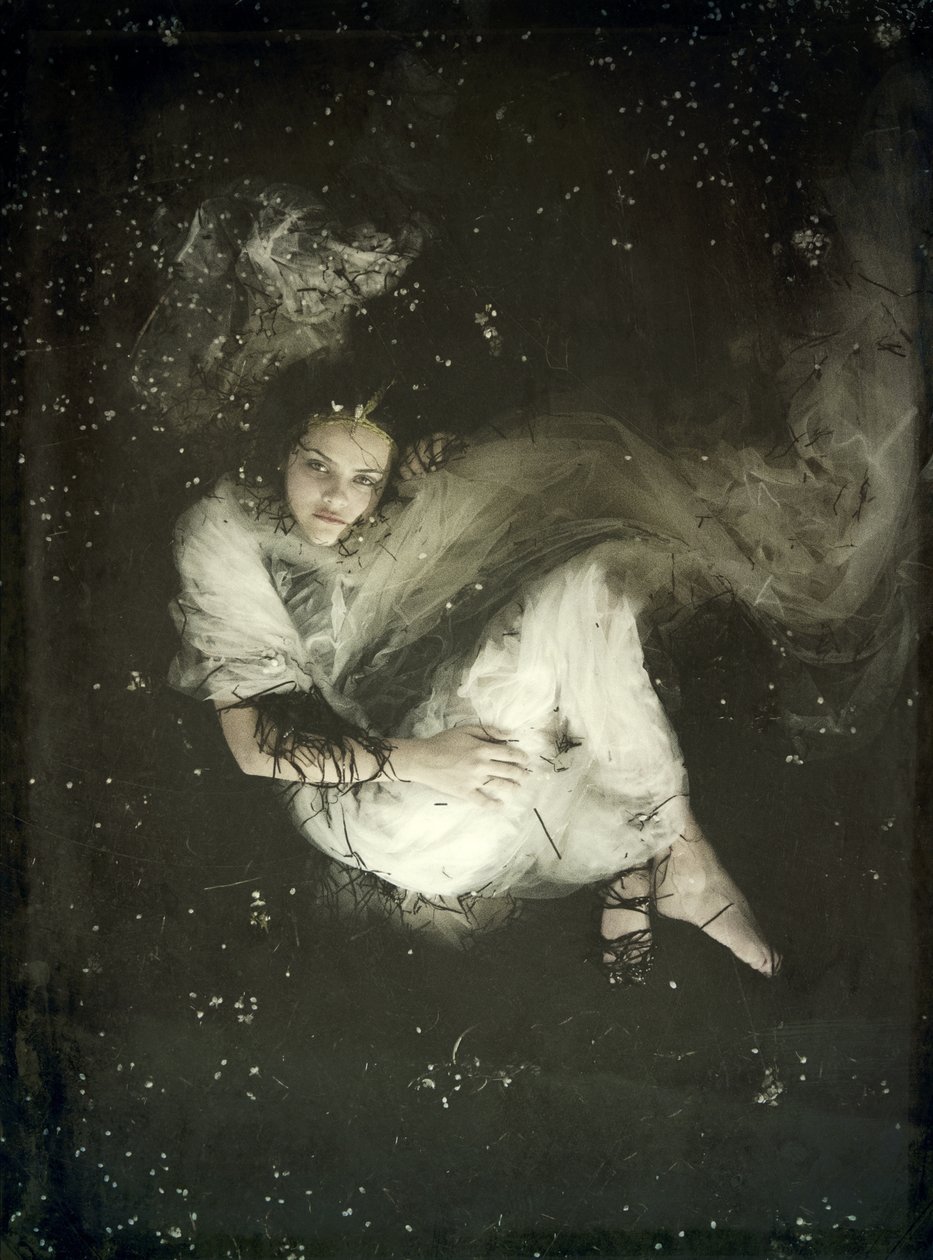 Lebegő menyasszony II, 2013 (szitanyomat) alkotó: Elinleticia Högabo