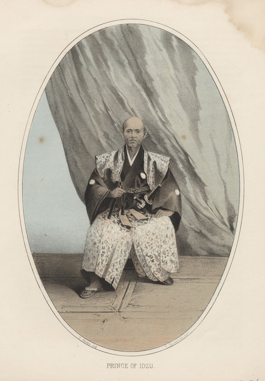 Idzu hercege, 1855 alkotó: Eliphalet Brown