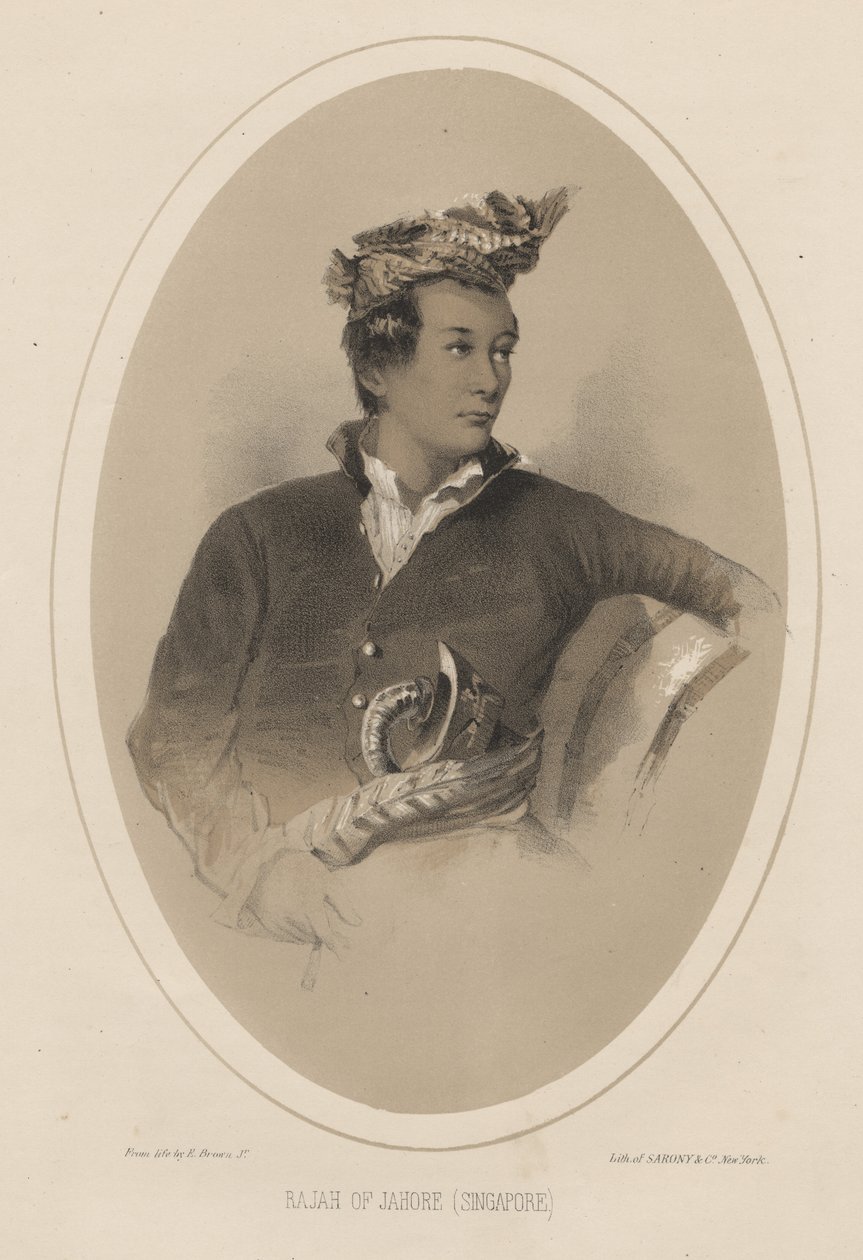 Jahore Rajah (Szingapúr), 1855 alkotó: Eliphalet Brown