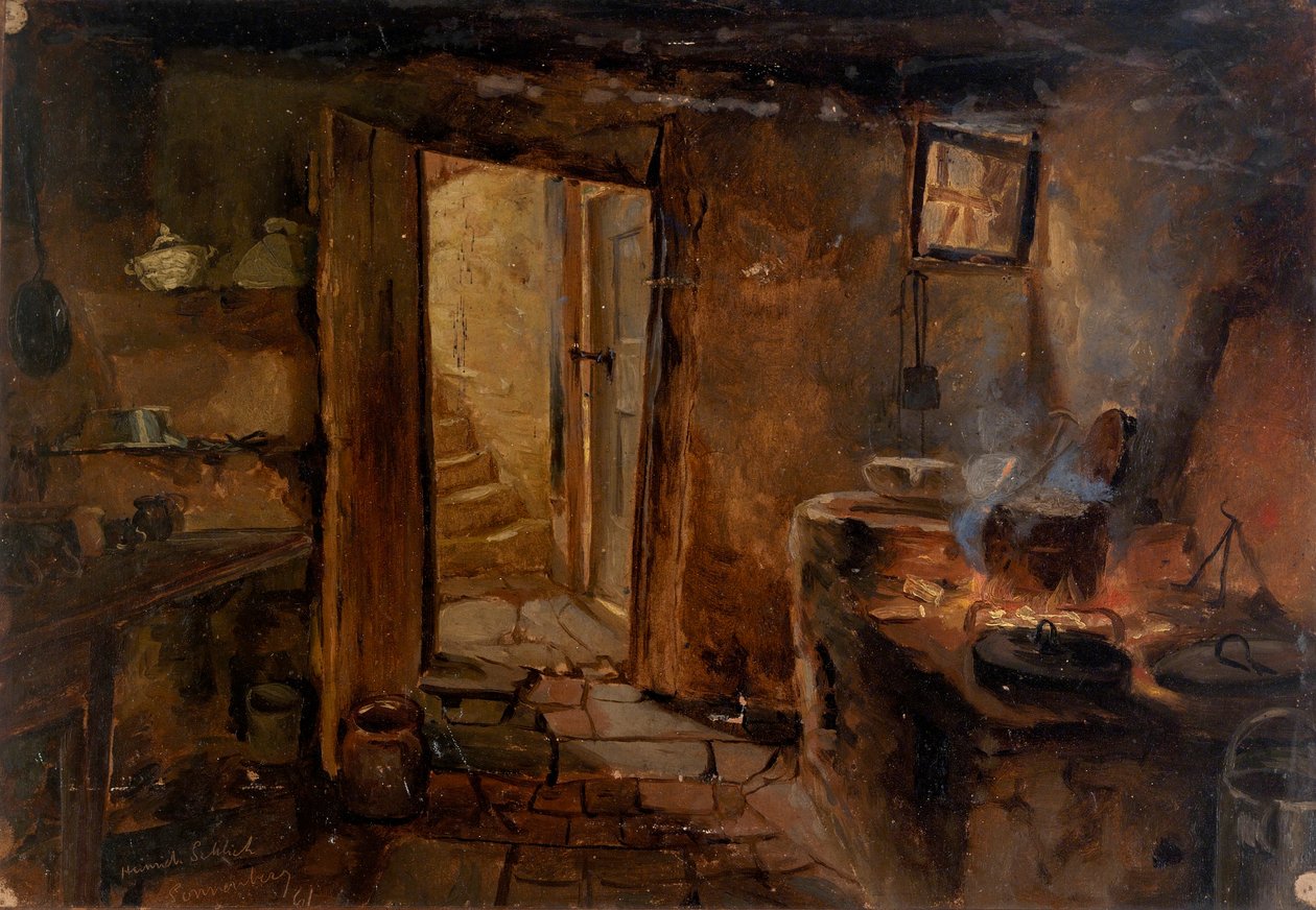 A konyha belseje alkotó: Eliphalet Fraser Andrews