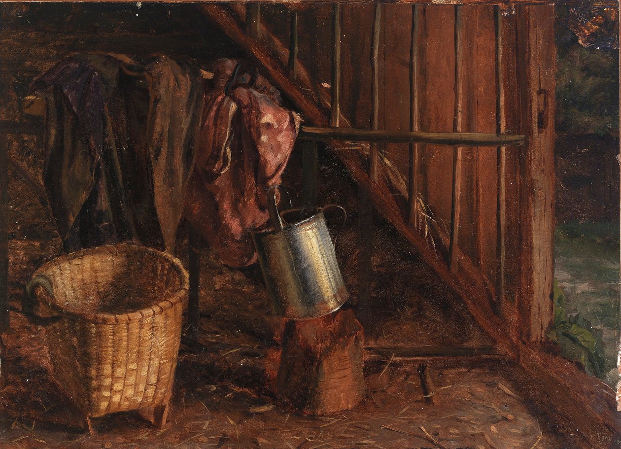 Egy istálló belseje alkotó: Eliphalet Fraser Andrews