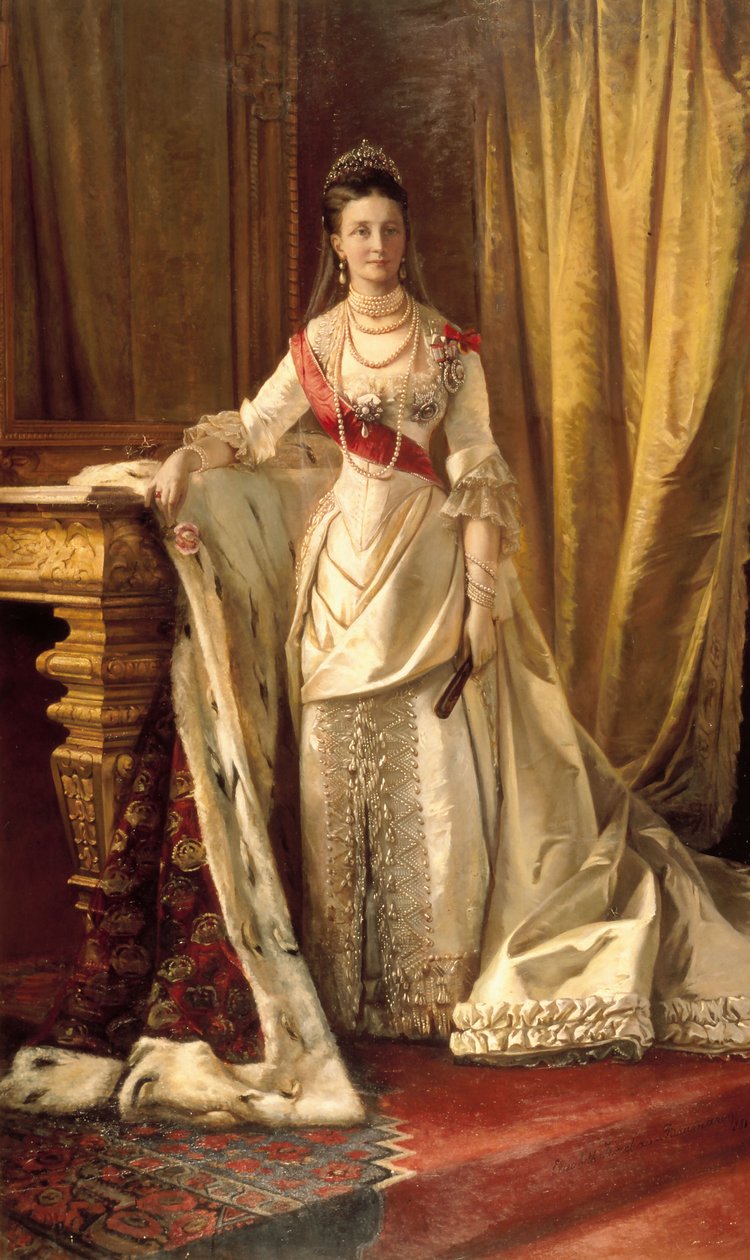 Hesse-Kassel Louise portréja alkotó: Elisabeth Jerichau Baumann
