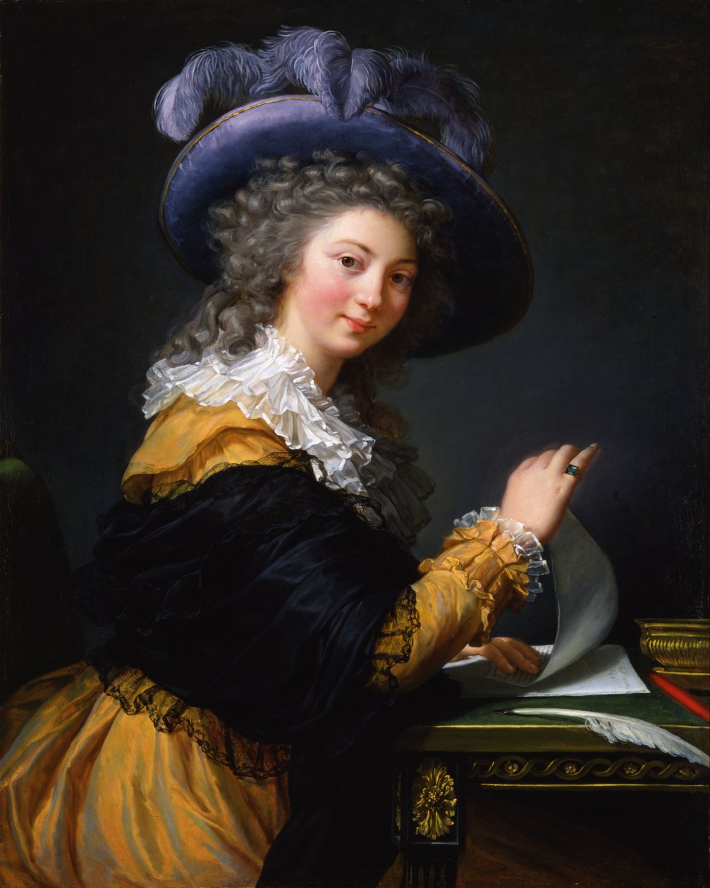 Comtesse de Cérès Korábbi cím (1963 és 1992 között)- Lady Folding a Letter alkotó: Elisabeth Louise Vigee Lebrun