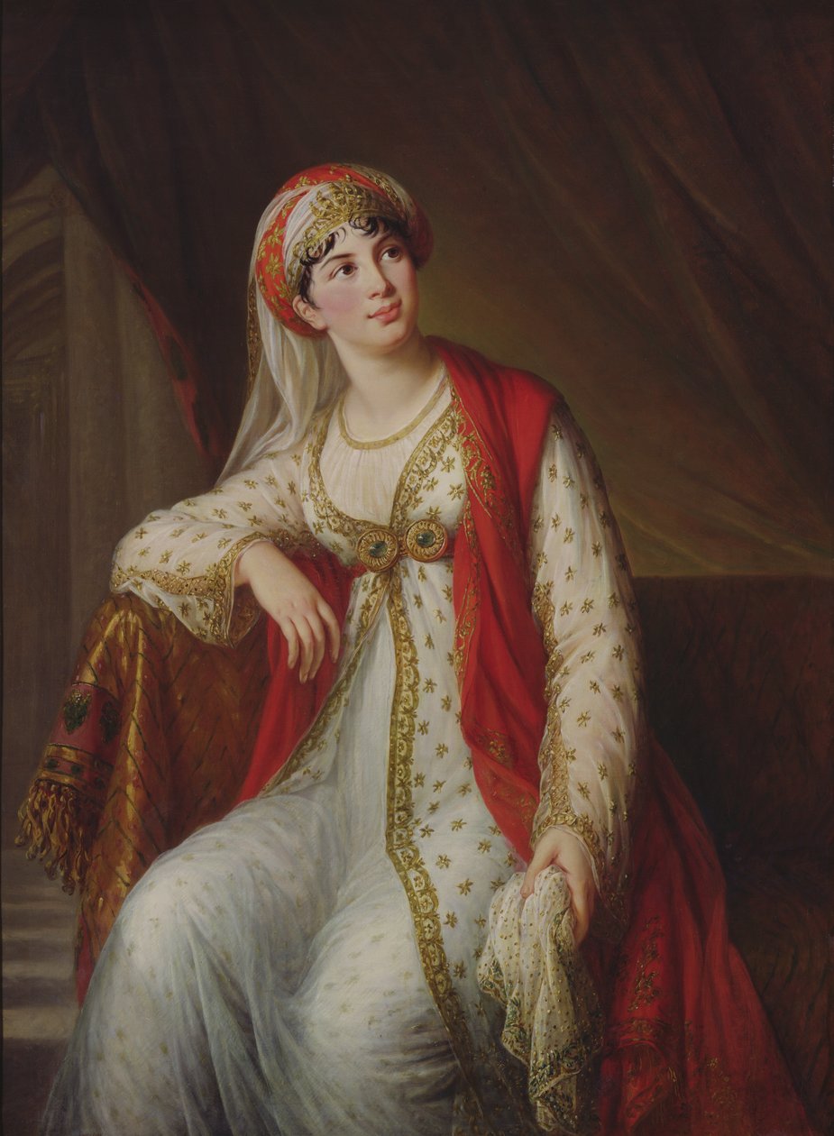 Madame Giuseppina Grassini (1773-1850) Zaire szerepében, 1805 alkotó: Elisabeth Louise Vigee Lebrun