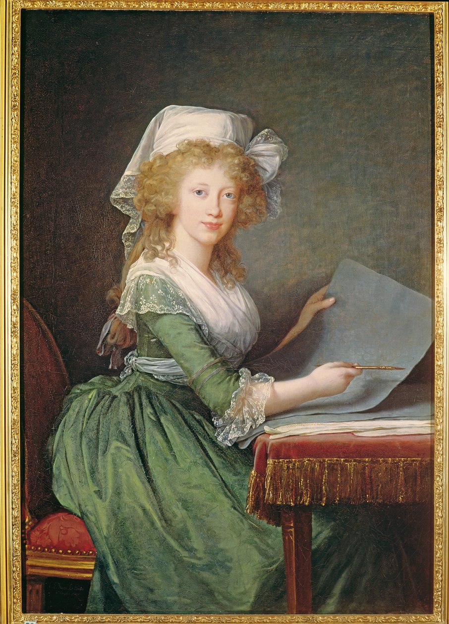 Bourbon-Szicíliai Marie-Louise (1773-1802) 1790 alkotó: Elisabeth Louise Vigee Lebrun