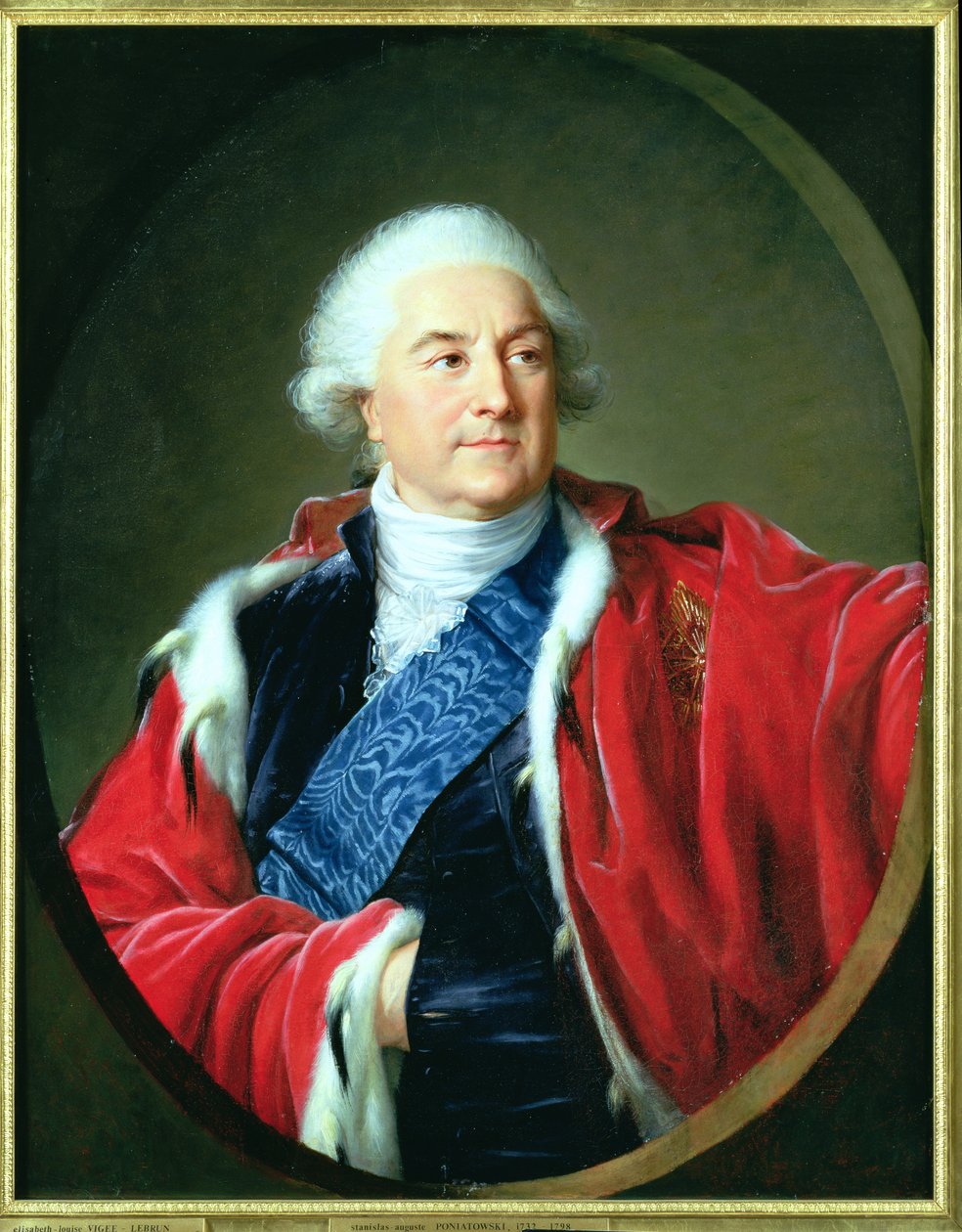 Stanislas II Augustus (1732-98) portréja, 1797 alkotó: Elisabeth Louise Vigee Lebrun
