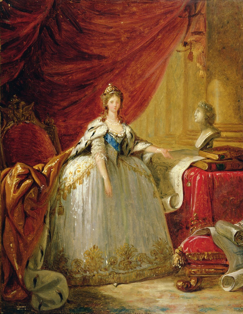 Maria Fedorovna cárnő (1759-1828) portréja alkotó: Elisabeth Louise Vigee Lebrun