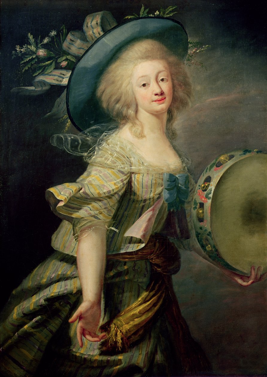 Marie-Anne de Cupis (1710-70) portréja, más néven La Camargo alkotó: Elisabeth Louise Vigee Lebrun