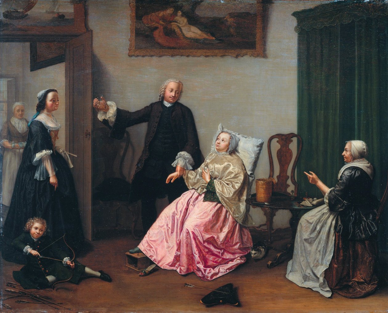 Orvosi látogatás alkotó: Elisabeth Geertruida Wassenbergh