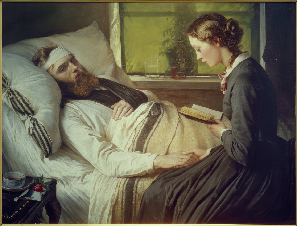 E. Jerichau-Baumann, A sebesült Solda alkotó: Elisabeth Jerichau Baumann