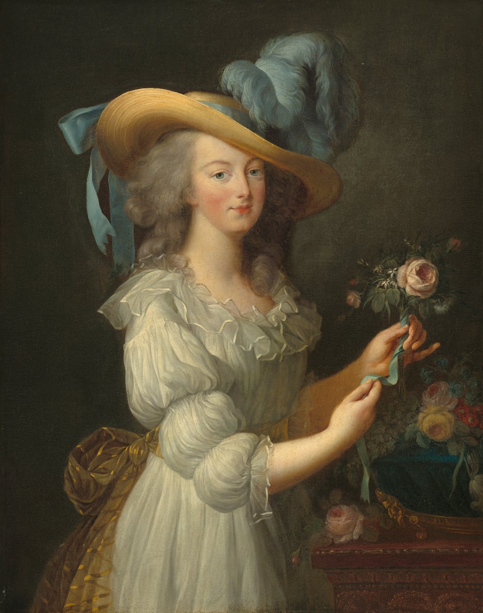Marie-Antoinette, 1783 után (olaj, vászon) alkotó: Elisabeth Louise (after) Vigee Lebrun