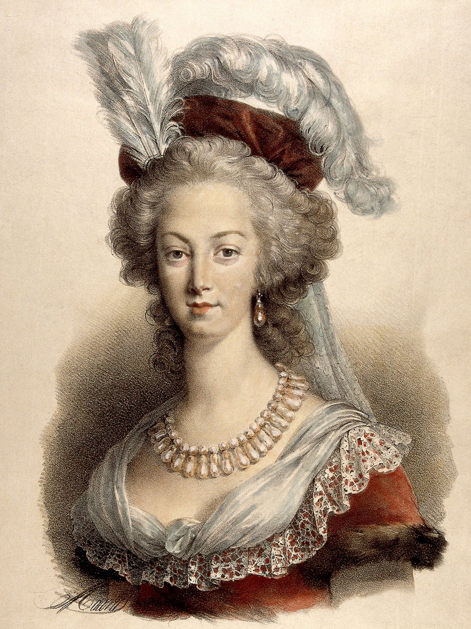 Marie Antoinette királynő alkotó: Elisabeth Louise (after) Vigee Lebrun