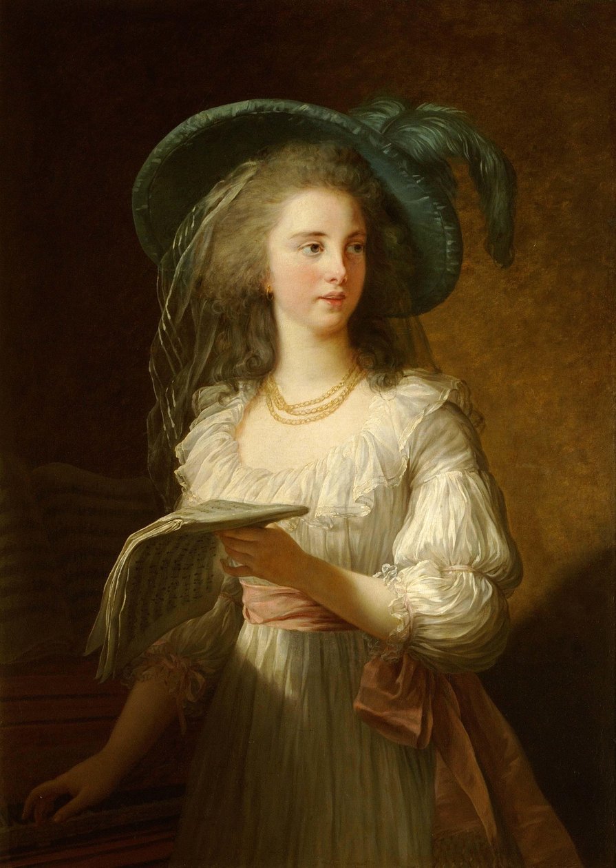 Martine-Gabrielle-Yoland de Polastron (1745-1793), Polignac hercegnője alkotó: Élisabeth Louise Vigée Le Brun
