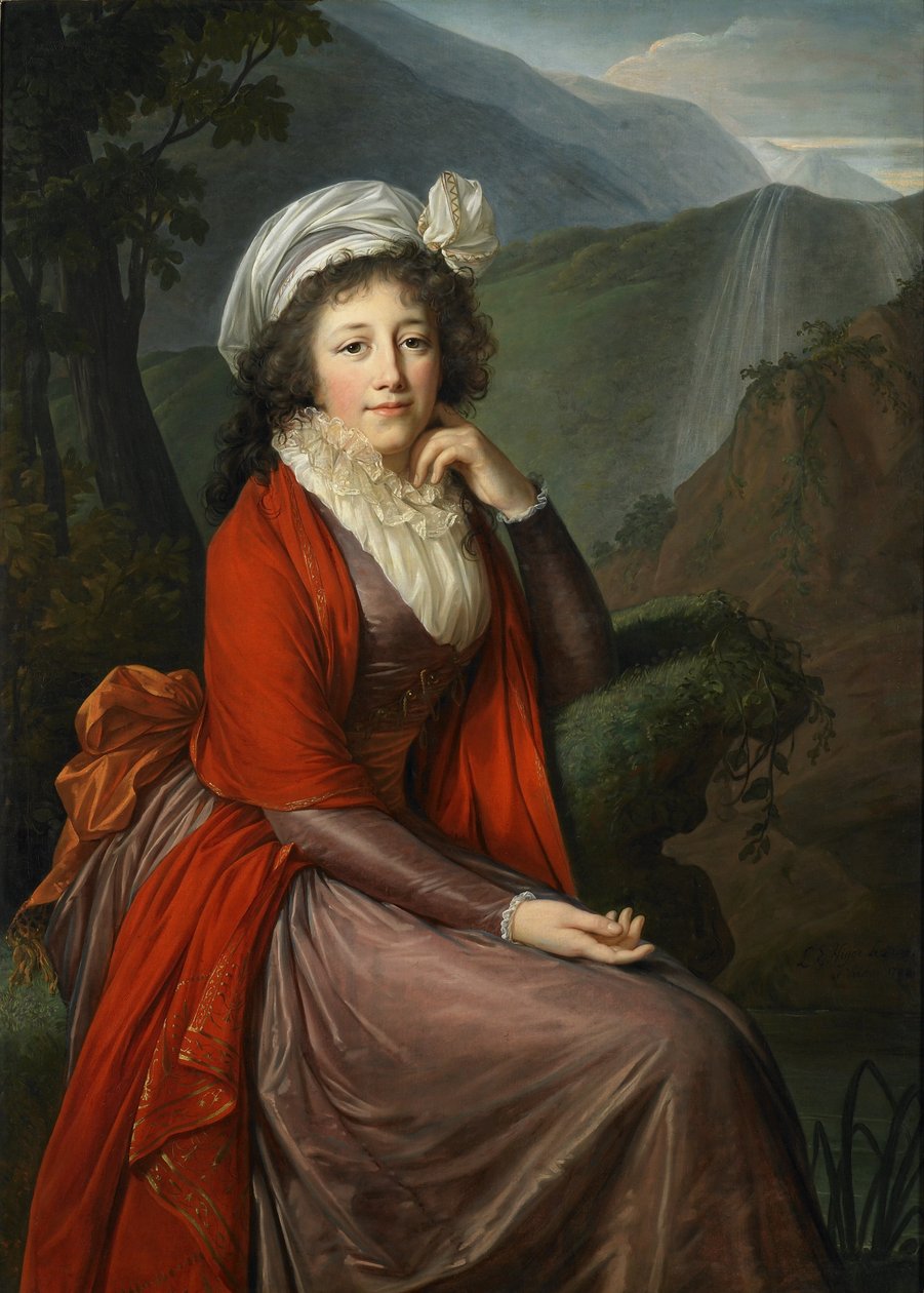 Maria Theresia Bucquoi grófnő, született Parr portréja alkotó: Élisabeth Louise Vigée Le Brun