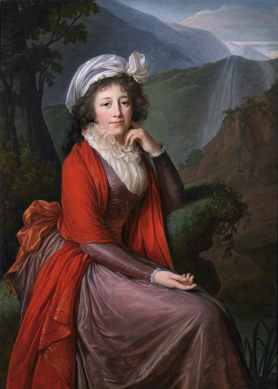 Maria Theresia Bucquoi grófnő, született Parr portréja alkotó: Élisabeth Louise Vigée Le Brun