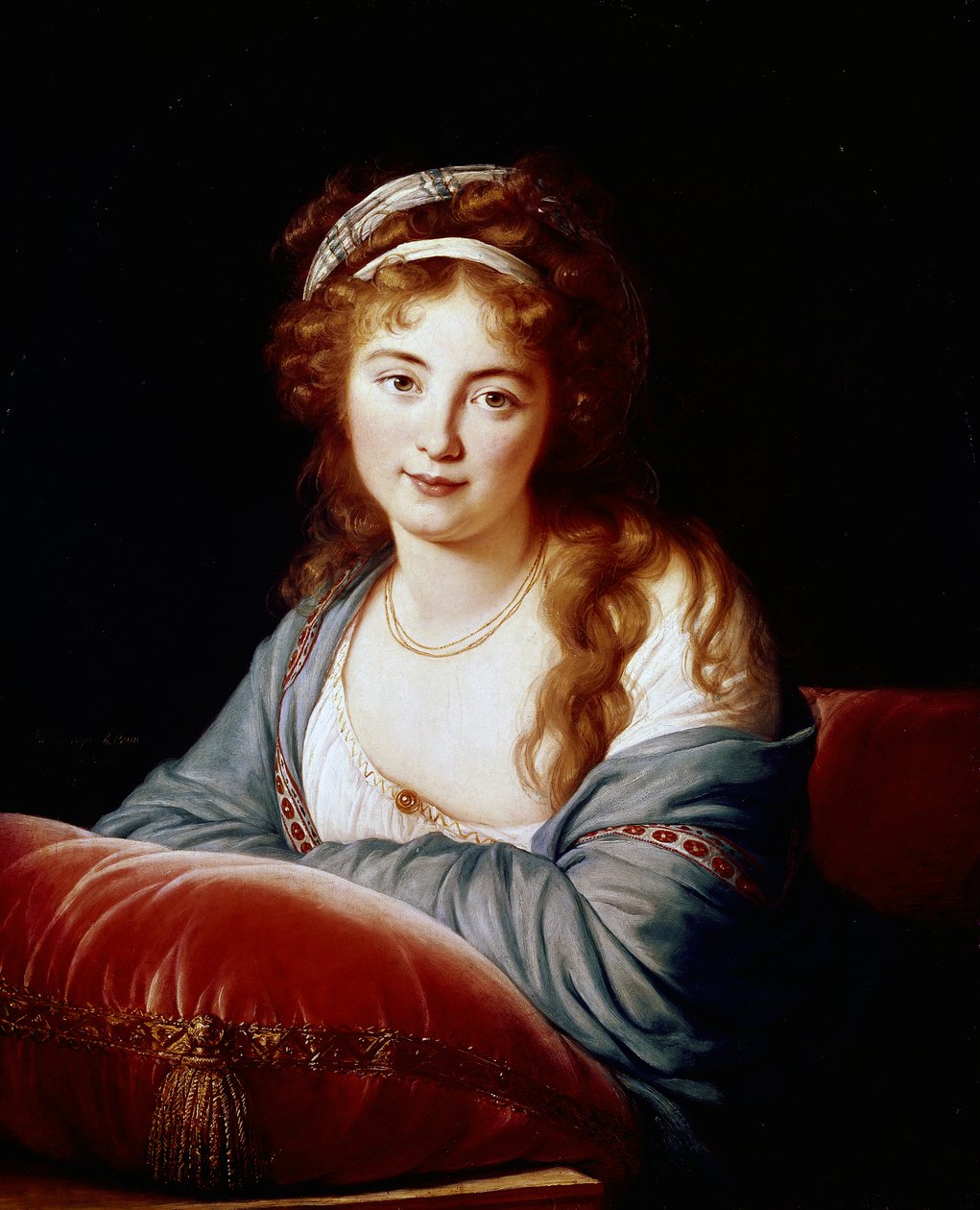 Katalin Vasziljevna Szkavronszkaja grófnő (1761-1829), II. Katalin tiszteletbeli hölgye alkotó: Elisabeth Louise Vigee Lebrun