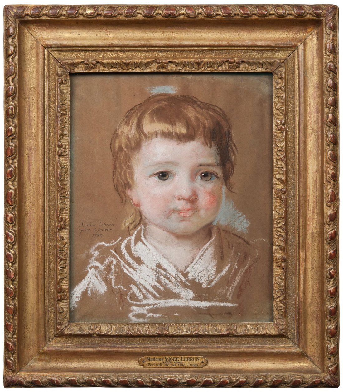 Jeanne Julie Louise Lebrun, a művész lánya, kétévesen alkotó: Elisabeth Louise Vigee-Lebrun