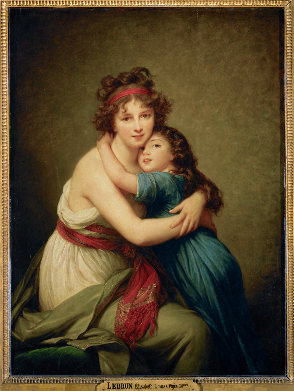 Madame Vigee-Le Brun és lánya, Julie ... alkotó: Elisabeth Louise Vigee-Lebrun