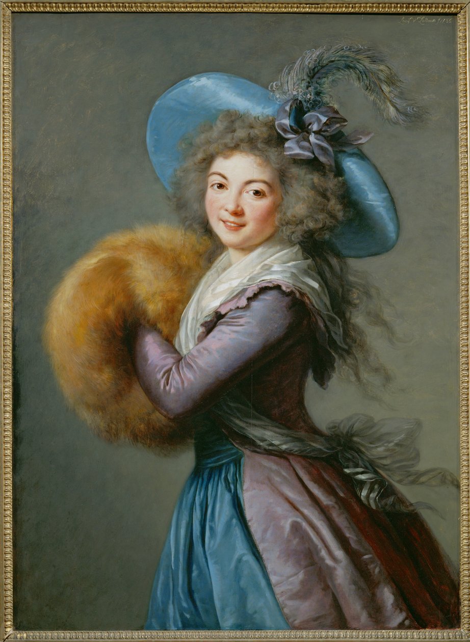 Mme Mole-Raymond (festmény fára) alkotó: Elisabeth Louise Vigee-Lebrun