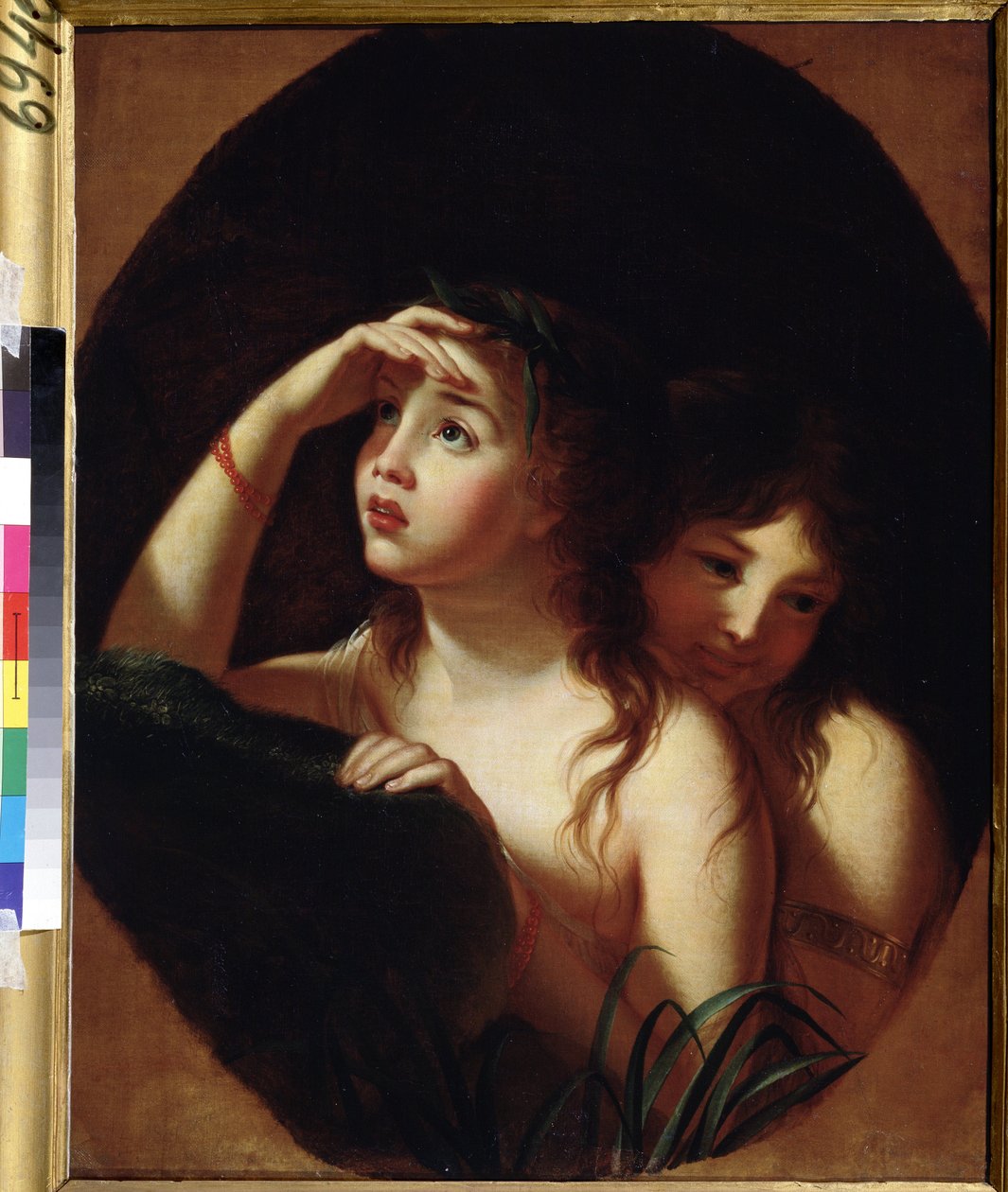 Naiads (Naiads). Marie Louise Elisabeth Vigee Lebrun (Vigee-Lebrun) festménye (1755-1842). Olaj, vászon, 70 x 50 cm, 1780 vége. Francia művészet, rokokó művészet. A. Puskin Szépművészeti Múzeum, Moszkva. alkotó: Elisabeth Louise Vigee Lebrun