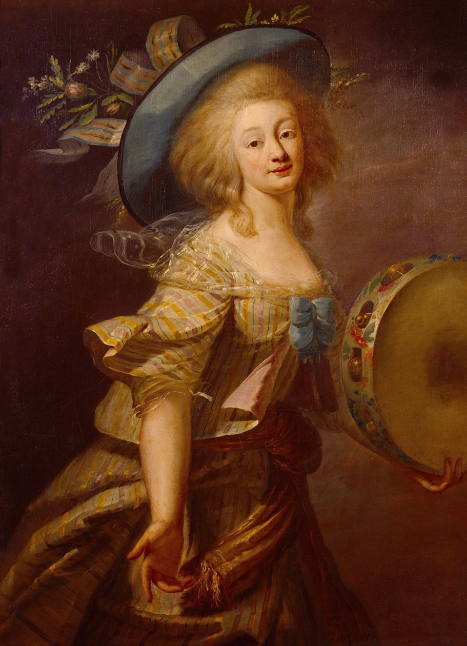 Marie-Anne de Cupis, más néven La Camargo portréja alkotó: Elisabeth Louise Vigee Lebrun