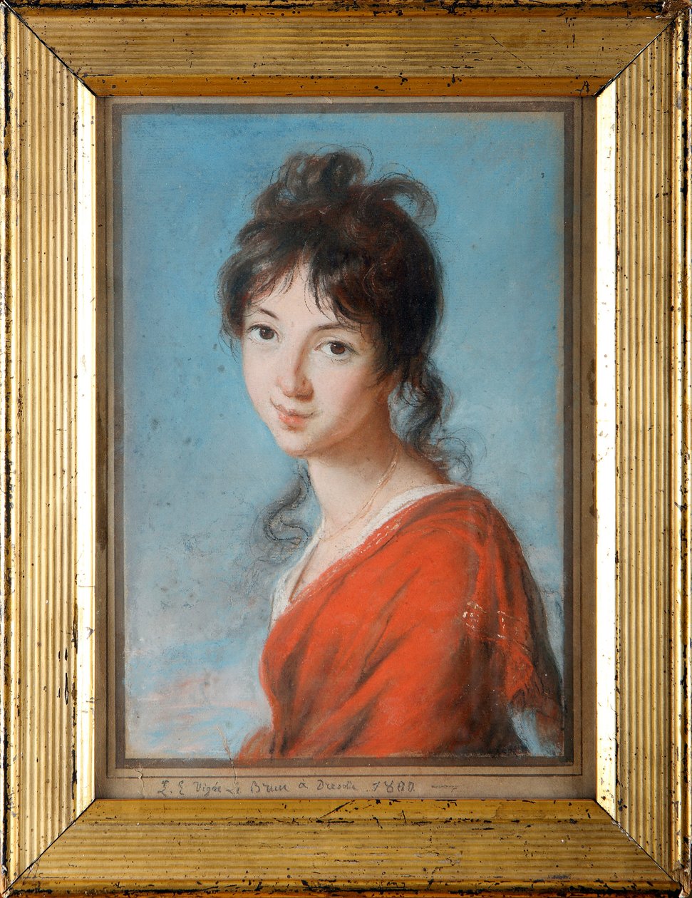 Teresa Czartoryska hercegnő (1785-1868), Vigee Lebrun, Marie Louise Elisabeth (1755-1842) páros portréja alkotó: Elisabeth Louise Vigee Lebrun