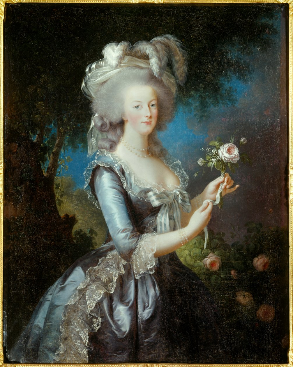 Habsburg Lotaringiai Marie Antoinette rózsaportréja alkotó: Elisabeth Louise Vigee Lebrun