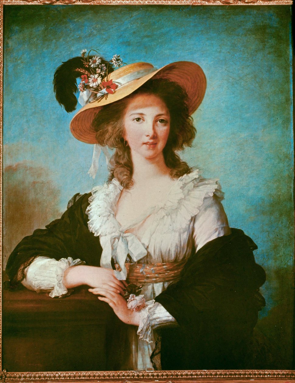 Yolande Polignac, hercegnő, Marie Antoinette közeli barátja ... alkotó: Elisabeth Louise Vigee Lebrun