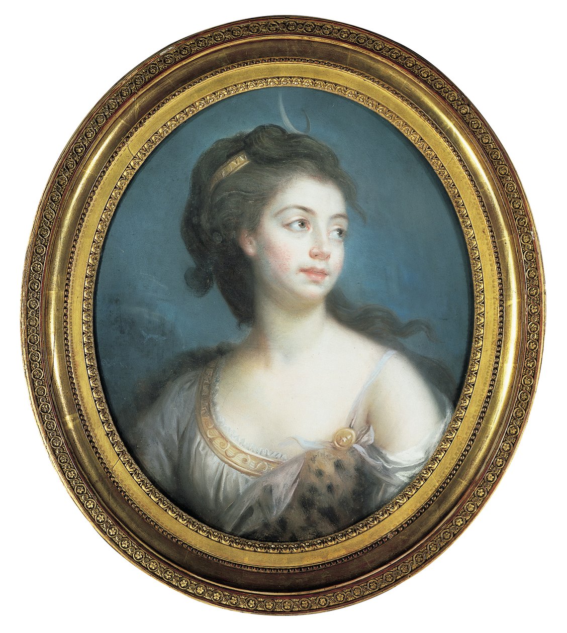 Diana alakjában készült hölgy allegorikus portréja, 1777 alkotó: Elisabeth Louise Vigee Lebrun