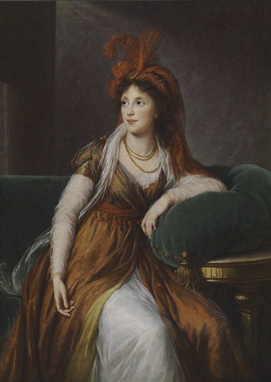 Anna Alekszandrovna Golicina grófnő, Bagrationi-Georgian hercegnője 1763-1842, 1797 alkotó: Elisabeth Louise Vigee Lebrun