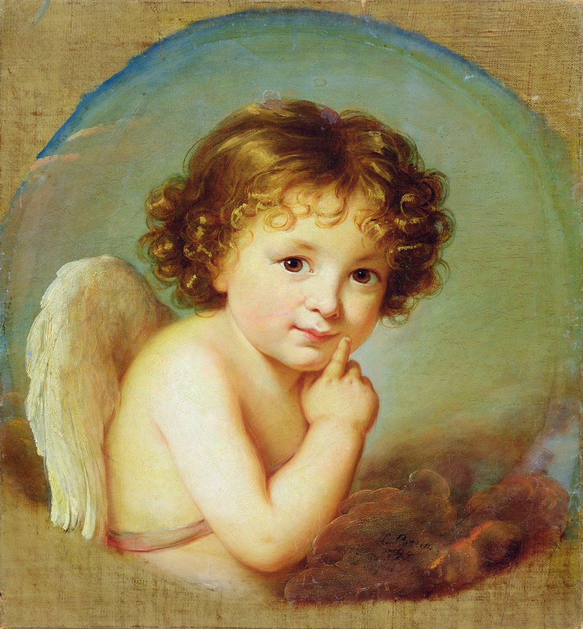 Ámor (olaj, vászon) alkotó: Elisabeth Louise Vigee Lebrun