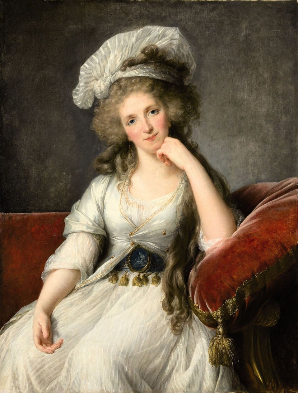 Louise Marie Adélaïde de Bourbon-Penthièvre, Orléans-i hercegnő, 1789. alkotó: Elisabeth Louise Vigee Lebrun