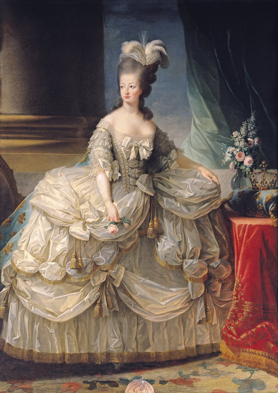 Marie Antoinette (1755-93) Franciaország királynője, 1779 alkotó: Elisabeth Louise Vigee Lebrun