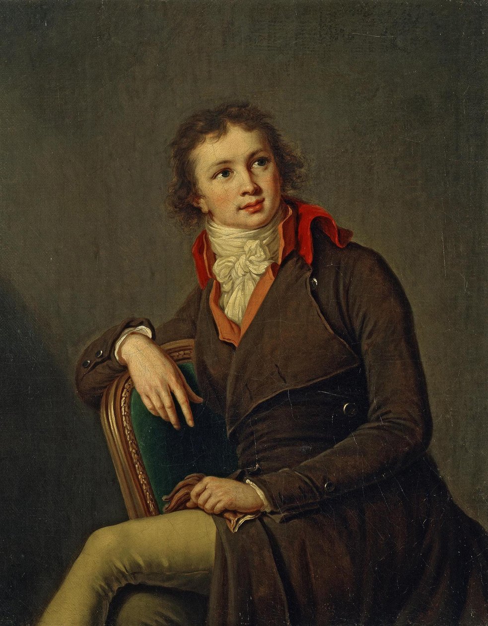 Pavel Alekszandrovics Sztroganov gróf portréja 1774-1817, 1790-es évek alkotó: Elisabeth Louise Vigee Lebrun