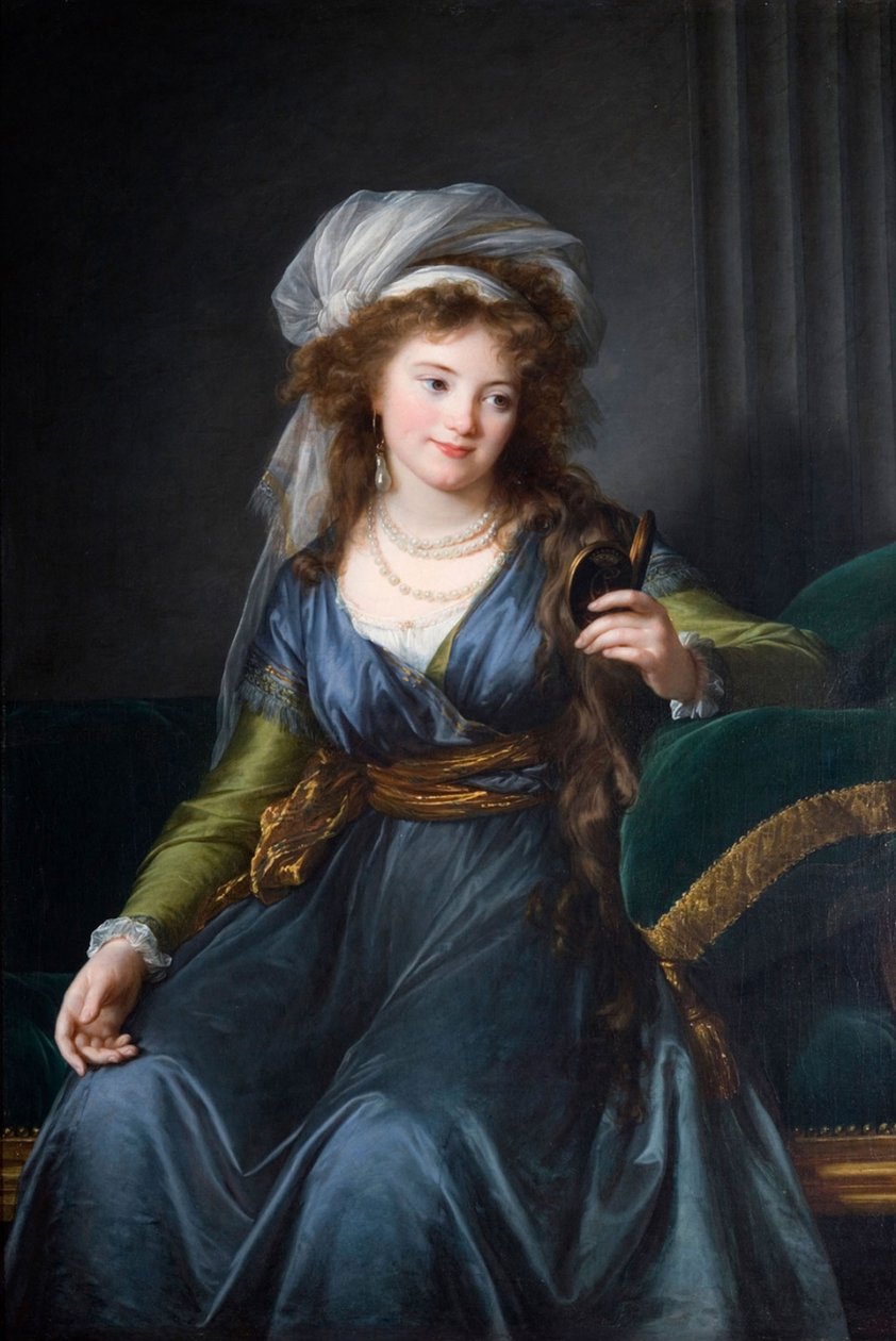 Jekatyerina Skavronskaya grófnő portréja, született von Engelhardt 1761-1829 alkotó: Elisabeth Louise Vigee Lebrun