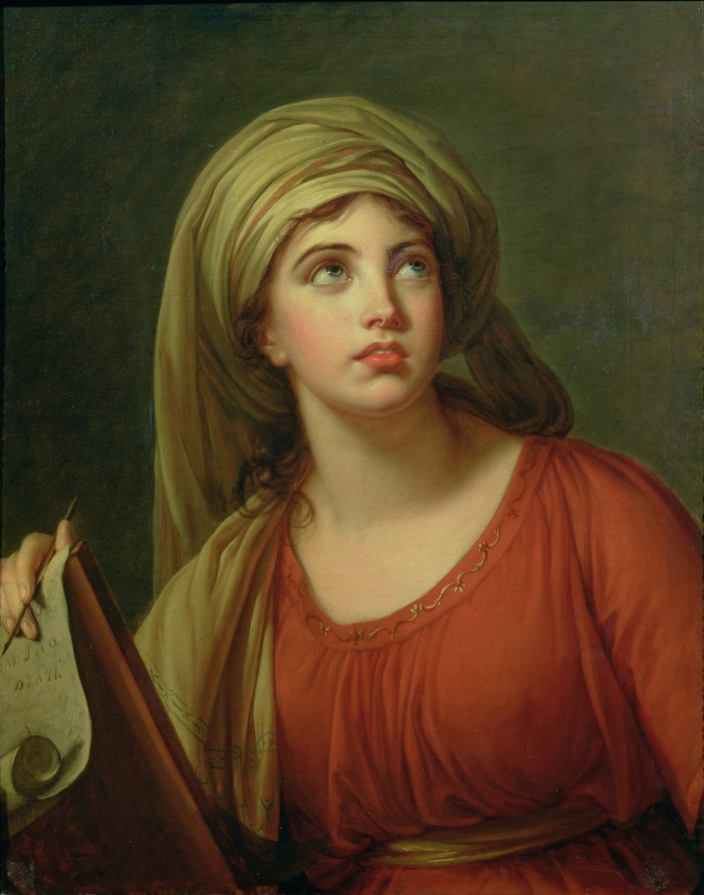 Emma Hart (kb. 1765-1815), később Lady Hamilton portréja, mint szibilla, 1792 körül alkotó: Elisabeth Louise Vigee Lebrun