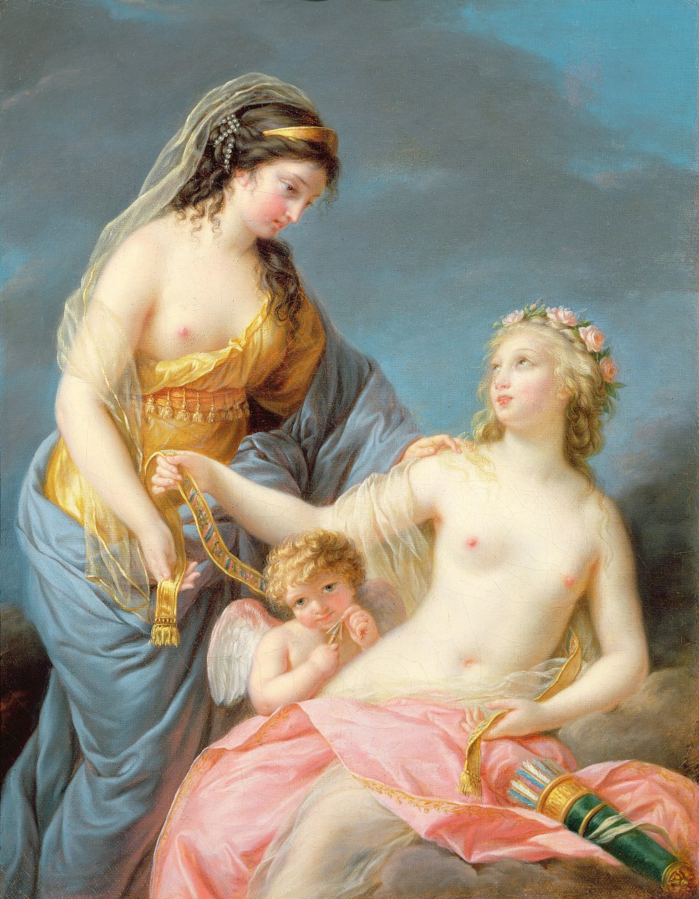 Emma Hart portréja Sybilként alkotó: Elisabeth Louise Vigee Lebrun